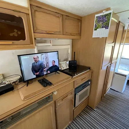 Sea Caravan On The Campsite Kiten (Burgas)