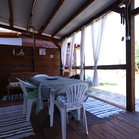 Sea Caravan On The Campsite