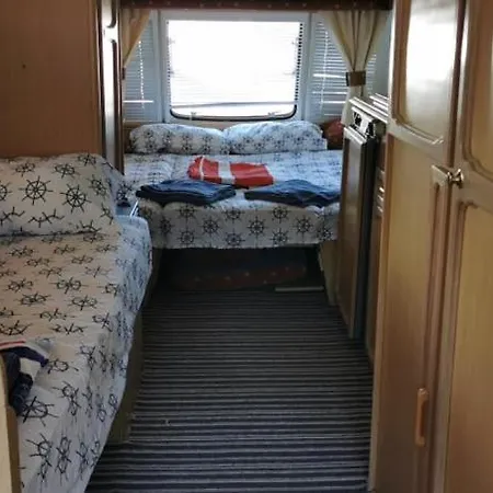 Sea Caravan On The Camping