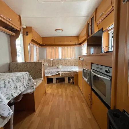 Sea Caravan On The Camping