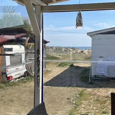 Sea Caravan On The Camping