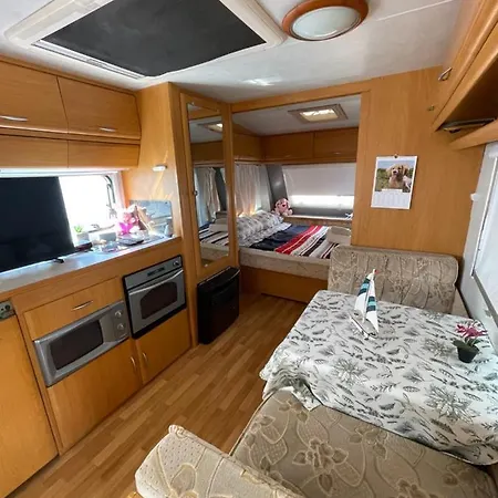 Sea Caravan On The Camping