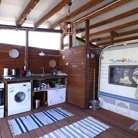 Camping Sea Caravan On The *