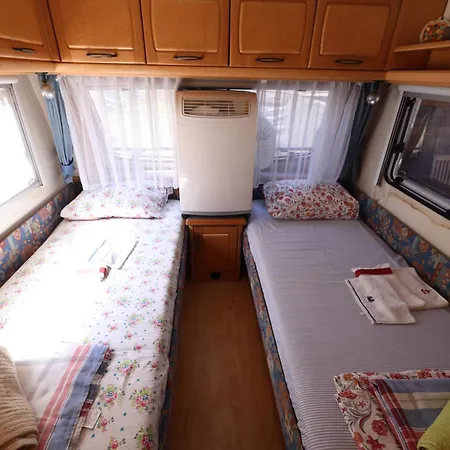 Sea Caravan On The Camping Kiten (Burgas)